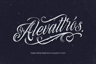 Alevattros: A Tattoo-Inspired Font for Creative Branding