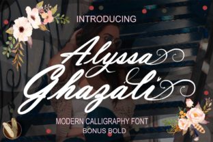 Alyssa Ghazali: A Script Font with Elegance