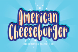 AmericanCheeseburger: A Cheerful Handwritten Font for Crafters