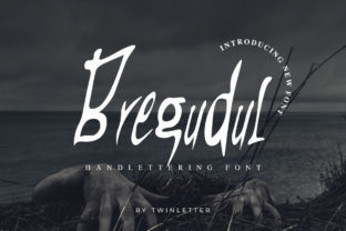 Bregudul: A Spooky Handwritten Font for Web Design