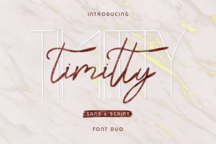 Discover the Elegance of Timitty Duo: A Perfect Font Pair