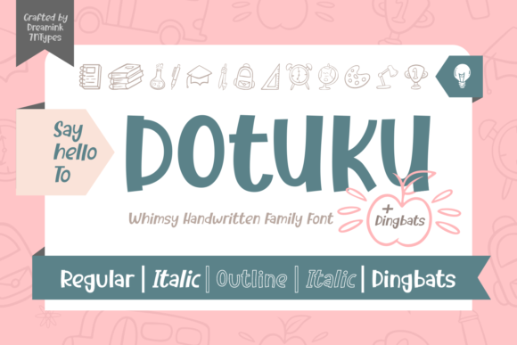 Dotuku: A Classic-Inspired Script Font for Modern Design