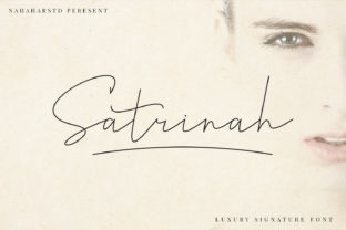 Enhance Your Brand with Satrinah: A Stylish Script Font