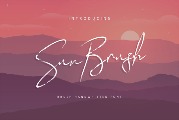 Explore Sun Brush: A Playful Script for Creative Branding