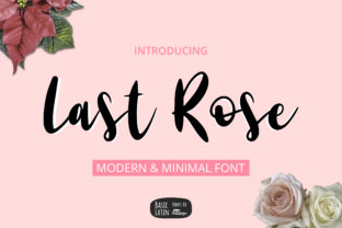 Introducing Last Rose: A Romantic Handwritten Font for Modern Campaigns