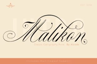 Malikon: A Script Font for Elegant Web Design