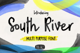 South River: A Playful Handwritten Font for Web Design