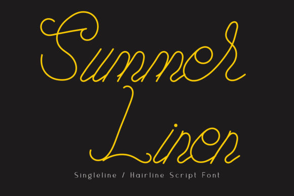 Summer Linen: A Handwritten Font for Elegant Publishing