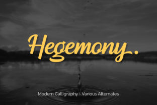 Transform Your Brand with Hegemony: A Modern Calligraphy Typeface