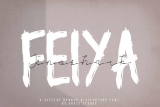 Transform Your Brand with Jenoshark Feiya Font