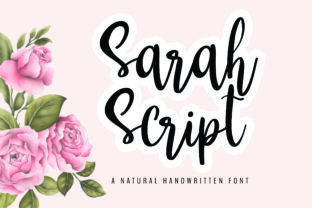 Transform Your Brand with Sarah: A Charming Handwritten Font