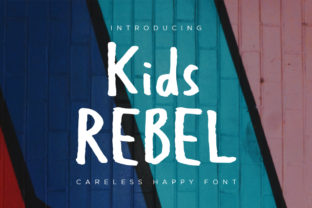 Unleash Creativity with Kids Rebel: A Bold Script Font