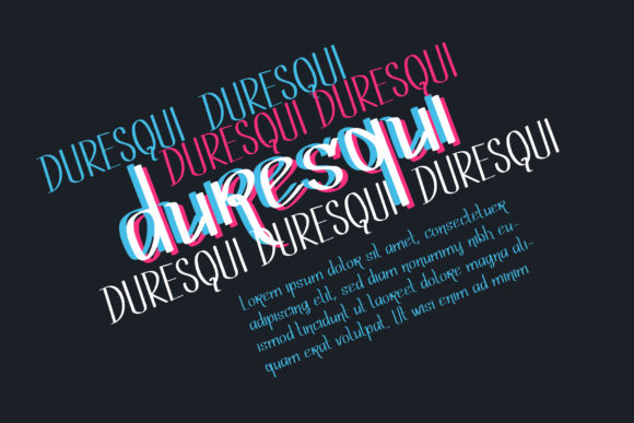 Unlock Creativity with Duresqui: A Sweet and Friendly Handwritten Font